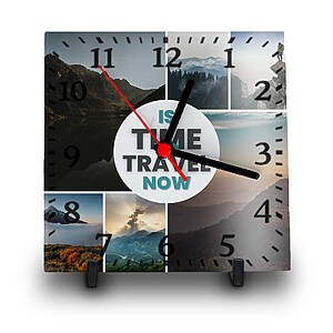 Ceas sticla personalizabil 6 poze